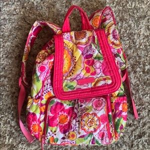 Pink Vera Bradley backpack 🎒